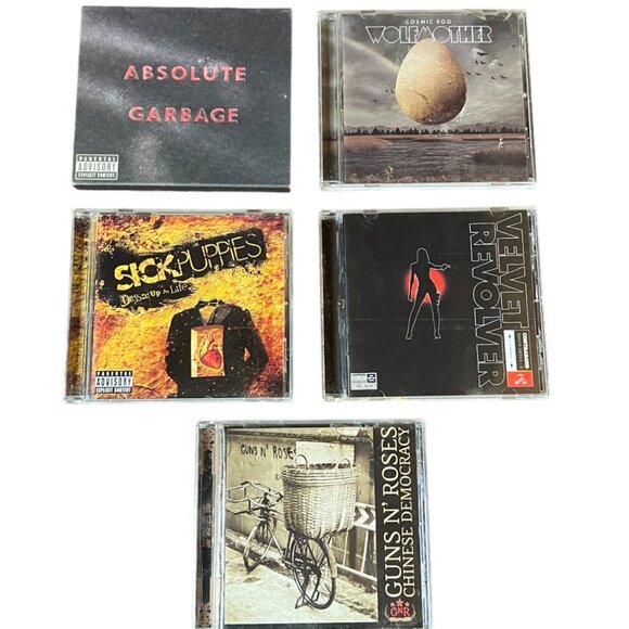 5-CD Rock Bundle: Garbage, Wolfmother, Sick Puppies, Velvet Revolver, GNR - Picture 12 of 12